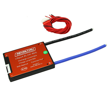 BMS LiFePO4 8S 24V 60A симметрия